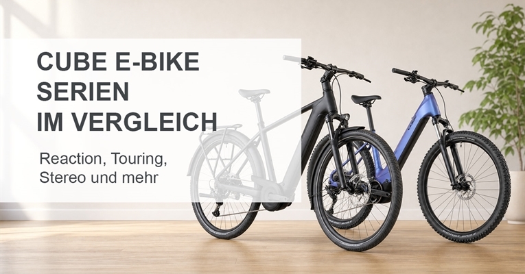 mehr zu CUBE E-Bike Serien im Vergleich